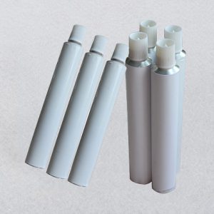 Customized 60ml 80ml 100ml matte black white aluminum tube cosmetic soft tube