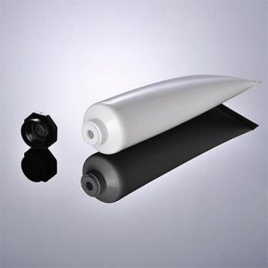 Customized 10ml 15ml 30ml 50ml 80ml 100ml white black plastic soft tube with screw lid and flip cap